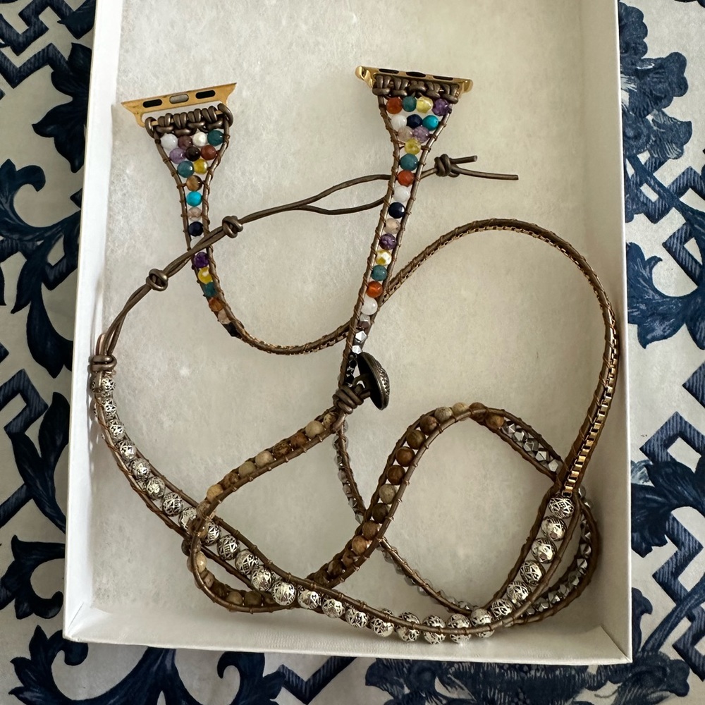 Apple Watch Multi Colored Beaded Band. NWOT! So Versatile Goes with Anything!
